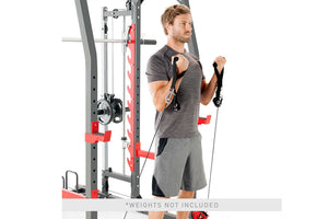 Marcy Pro Smith Machine Home Gym Training System Cage (SM-4903)