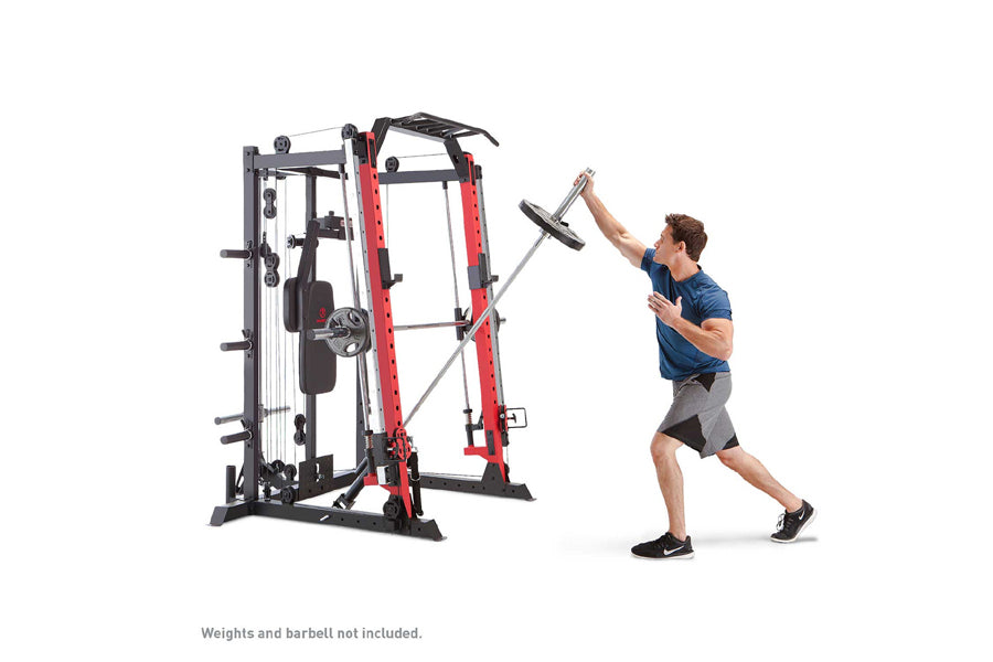 Marcy smith machine top bar weight
