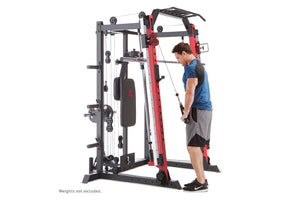 Marcy Smith Machine / Cage System with Pull-Up Bar and Landmine Station (SM-4033)