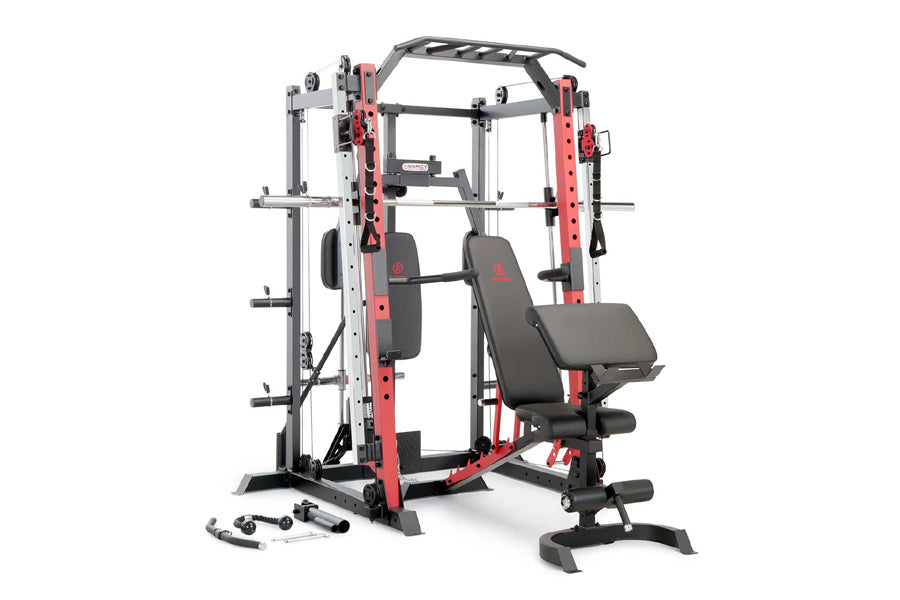 Marcy squat rack home gym system best sale