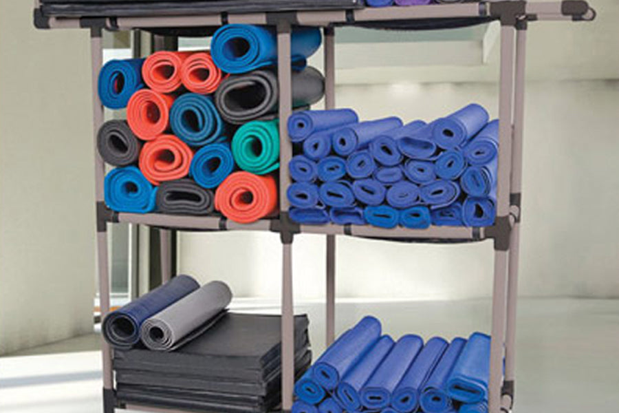 Warrior Multi-Purpose Mat, Roller & Pad Storage Rack – 360 Fitness ...