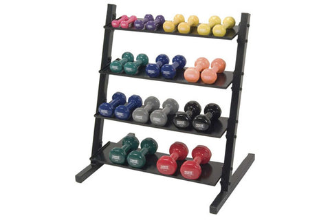 Warrior Neoprene/Vinyl Dumbbell Storage Rack