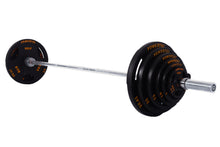 Load image into Gallery viewer, Powertec Olympic Bar, Plates and Collars (345 lbs Heavy Set)
