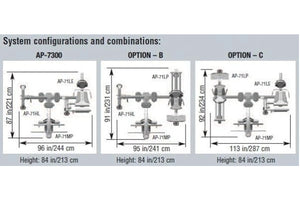 TuffStuff Apollo 7300 3-Station Multi Gym System (AP-7300)