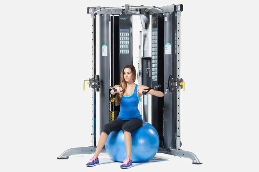Tuff Eevolution Picture TuffStuff Evolution Corner Multi-Functional Trainer Home Gym System (C ...