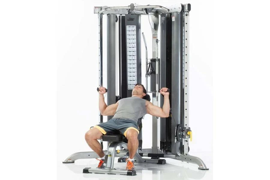 Tuff Eevolution Picture TuffStuff Evolution Corner Multi-Functional Trainer Home Gym System (C ...