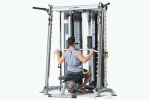 TuffStuff Evolution Corner Multi-Functional Trainer Home Gym System (CXT-200) w/ Smith Press Attachment (CXT-225)