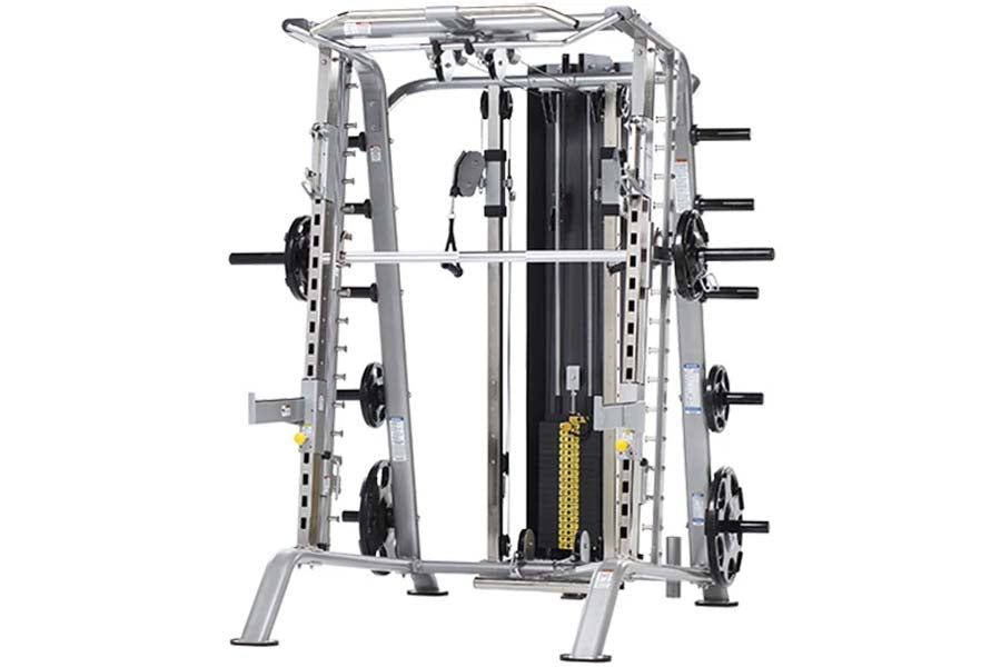 TuffStuff Evolution Smith Machine / Half Cage Ensemble (CSM-725WS) – 360  Fitness Superstore