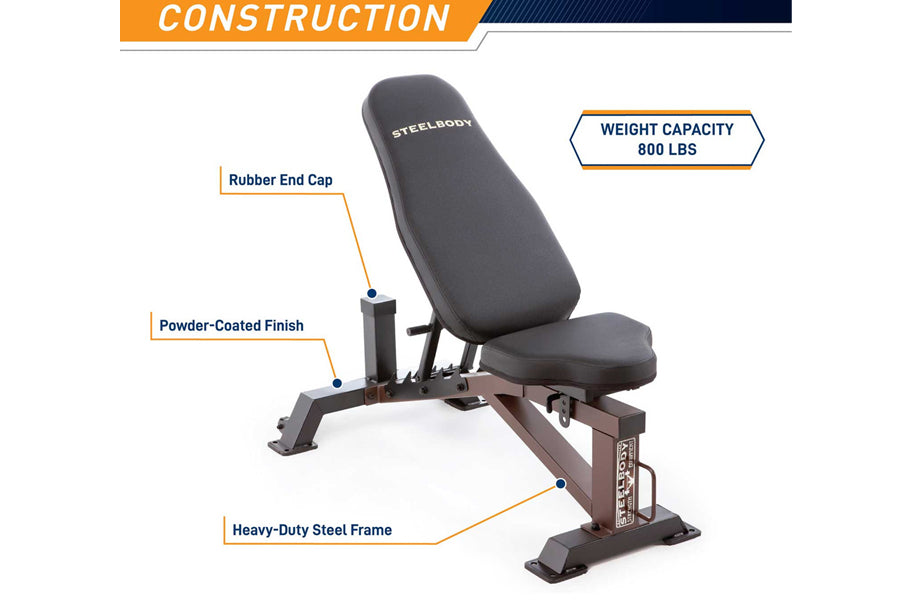 Marcy Utility Bench - SteelBody (STB-10105) (🏃IN-STORE SPECIAL)