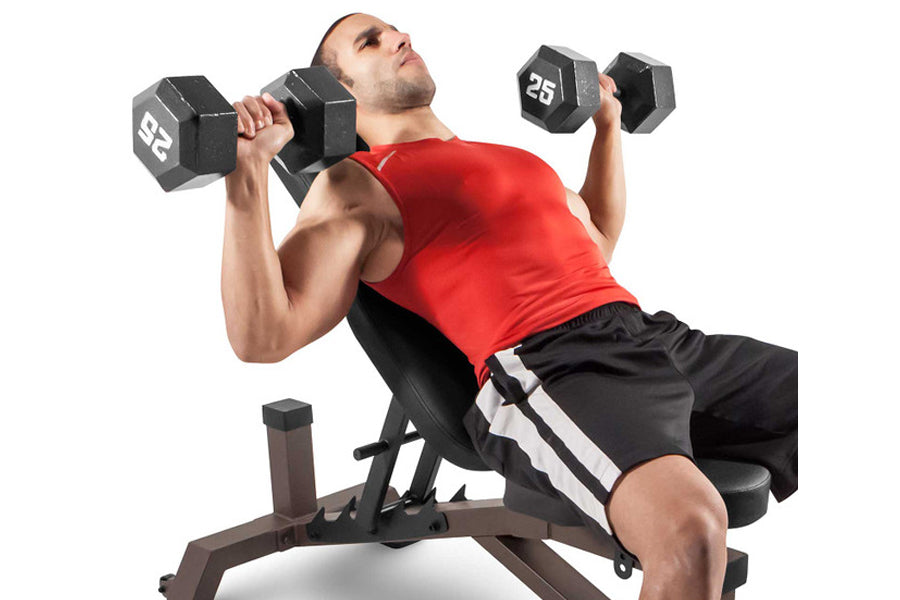 Marcy Utility Bench - SteelBody (STB-10105) (🏃IN-STORE SPECIAL)