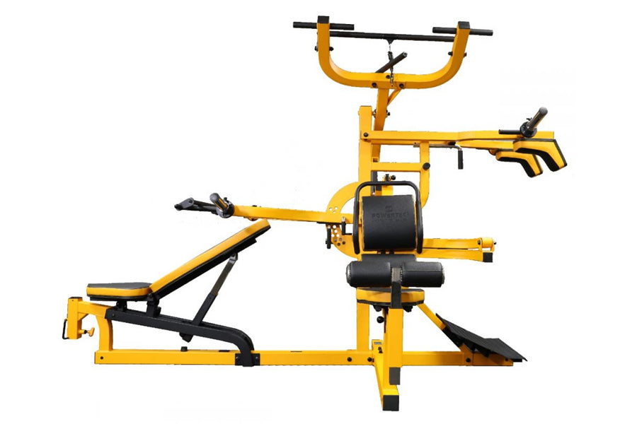 Powertec Workbench Multisystem Home Gym (Yellow) (🍂 FALL CLEARANCE SALE)