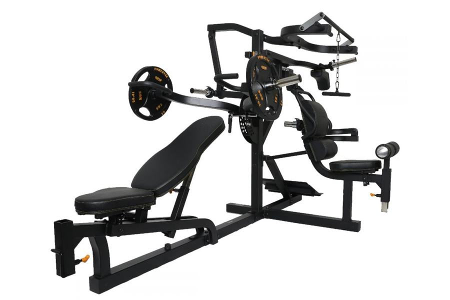 Powertec Workbench Multisystem Home Gym (Yellow) (🍂 FALL CLEARANCE SALE)