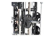 Load image into Gallery viewer, Warrior 801 Power Rack Functional Trainer Cable Pulley Crossover Home Gym w/ Smith Cage
