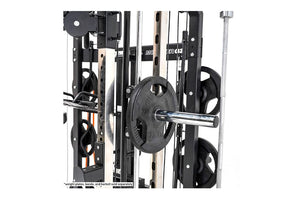 Warrior 801 All-in-One Functional Trainer Cable Crossover Home Gym w/ Smith Machine
