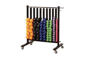 Warrior Neoprene/Vinyl Dumbbell Storage Slot Rack
