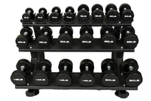 Load image into Gallery viewer, Warrior Elite Urethane Pro-Style Dumbbell Set (5-50lbs)
