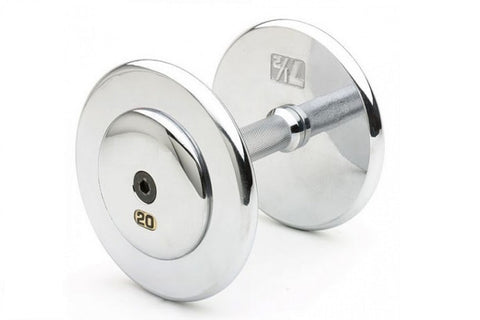 Ivanko Steel & Chrome Fixed Dumbbells