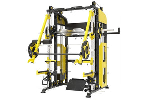 Warrior Power Rack Cage Cable Pulley Home Gym Smith Machine w/ Optional Jammer Arms