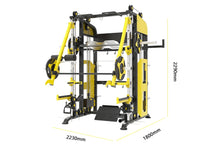 Load image into Gallery viewer, Warrior Power Rack Cage Cable Pulley Home Gym Smith Machine w/ Optional Jammer Arms
