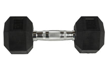 Load image into Gallery viewer, Warrior Rubber Hex Dumbbells ($1.39/lb)
