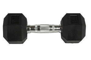 Warrior Rubber Hex Dumbbells