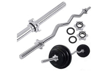 Load image into Gallery viewer, Warrior Standard 1&quot; EZ-Curl Bar - Threaded Spin-Lock
