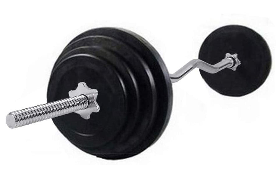 Warrior Standard 1" EZ-Curl Bar - Threaded Spin-Lock