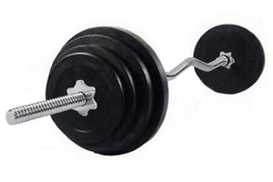 Warrior Standard 1" EZ-Curl Bar - Threaded Spin-Lock