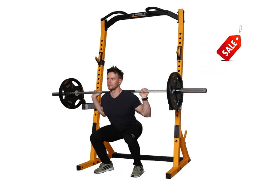 Powertec WorkBench Half Rack (Black) (🌱SPRING SALE) – 360 Fitness ...