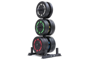 Warrior Bumper Plate Tree With Bar Storage