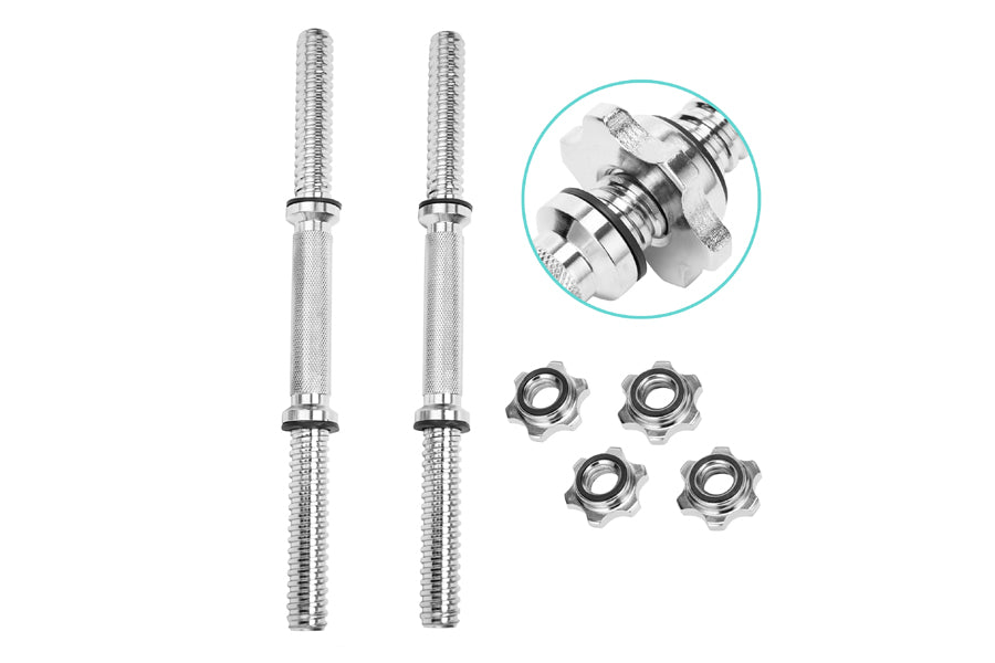 Warrior Hex Bolt Chrome Dumbbell Handles
