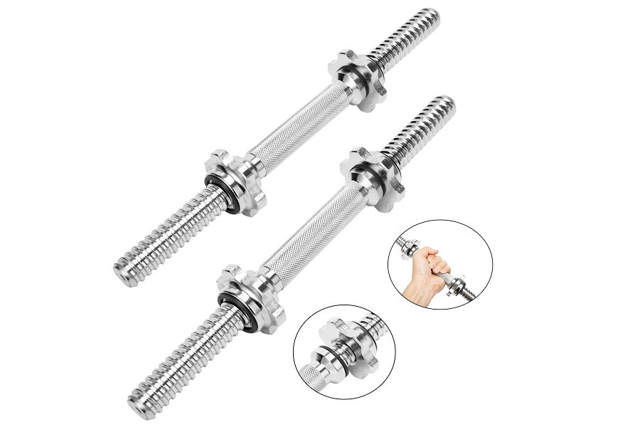 Warrior Hex Bolt Chrome Dumbbell Handles