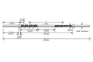 Ivanko Stainless Steel Olympic Bar