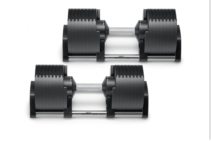 NÜOBELL 80lb Adjustable Dumbbells