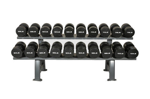 Warrior Elite Urethane Pro-Style Dumbbell Sets (5-50lbs & Up) (☀️SUMMER SALE)