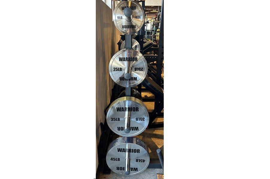 Warrior Chrome Olympic Weight Plates (230lb Set) - SALE