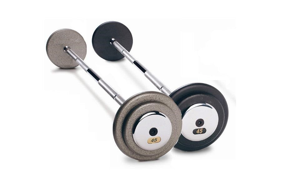 Warrior Pro-Style Cast-Iron Plate Barbells